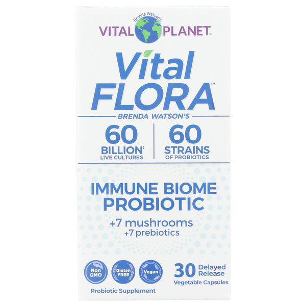 Probiotics & Digestion Vital Planet Refrigerated Immune 60 Strain/60 Billion, hero