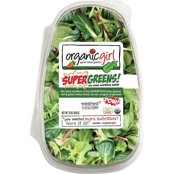 Packaged Vegetables & Fruits Organic Girl Super Greens Salad hero