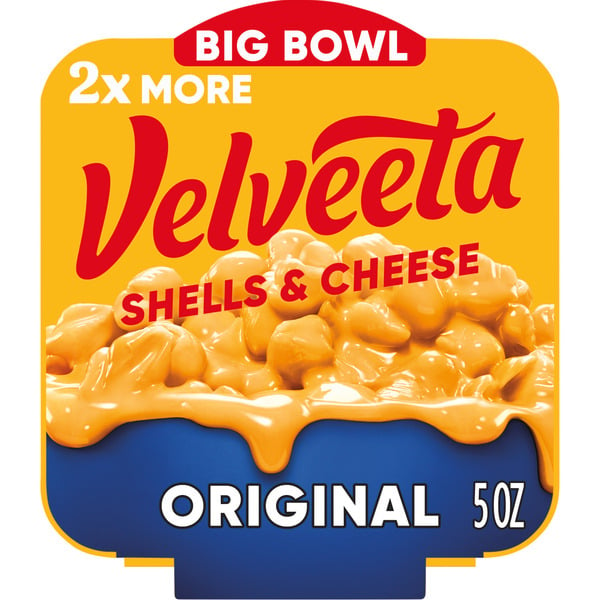 Instant Foods VELVEETA Shells & Cheese Original Mac & Cheese Microwavable Meal hero