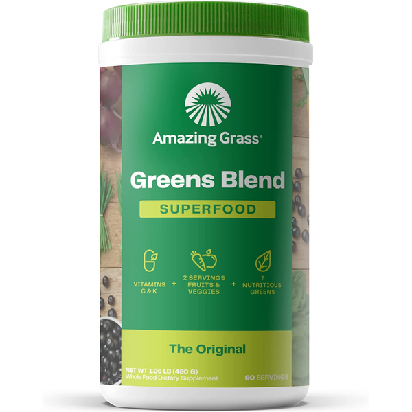 Digestion Amazing Grass Greens Blend Superfood, Original, 60 Servings hero