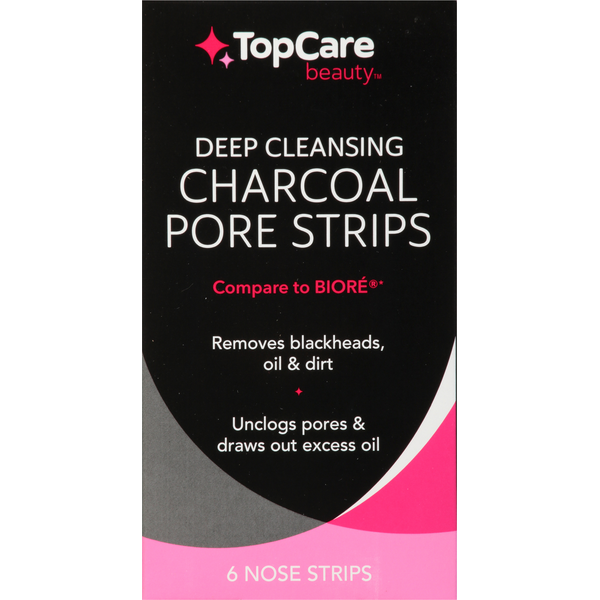 TopCare Pore Strips, Charcoal, Deep Cleansing hero