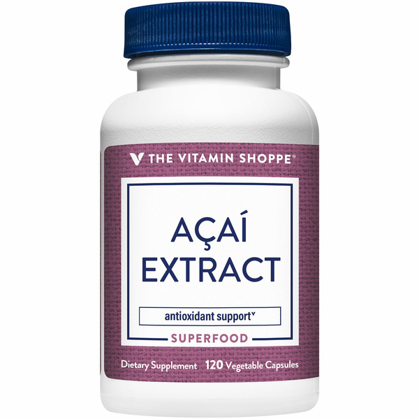 Other Supplements The Vitamin Shoppe Acai Extract Antioxidant (120 Vegetarian Capsules) hero