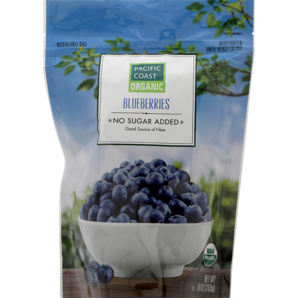 Packaged Vegetables & Fruits PACIFIC COAST selections Blueberries, Organic hero