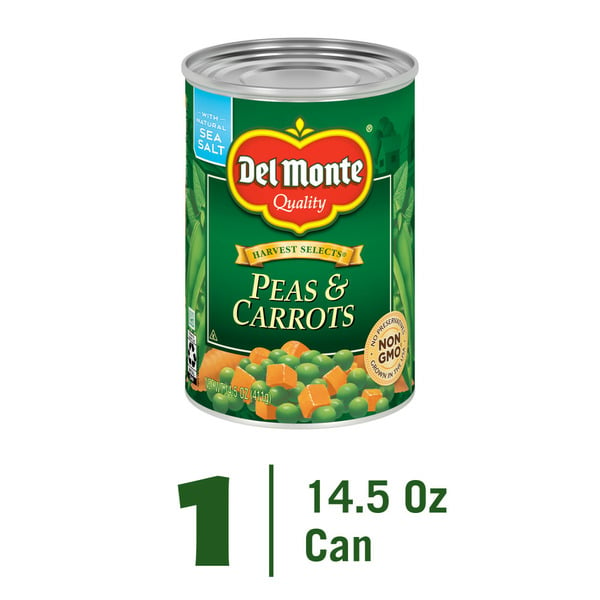 Canned/Jarred Vegetables Del Monte SPECIAL BLENDS Peas & Carrots, Canned Vegetables hero