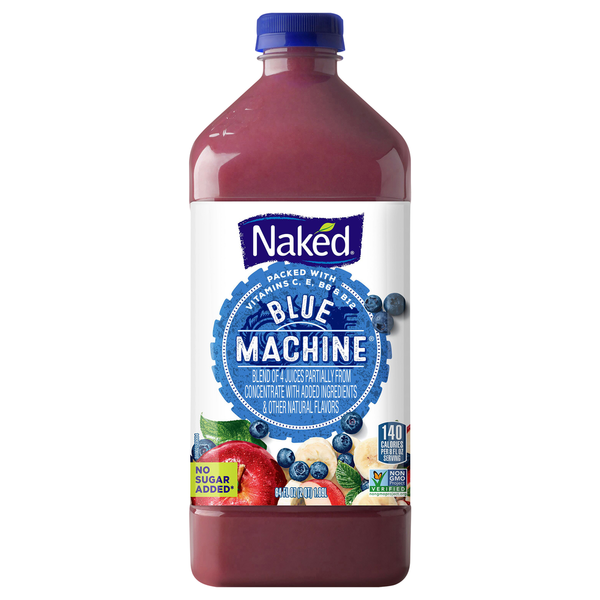 Fresh Juice & Infused Water Naked Juice, Blue Machine hero