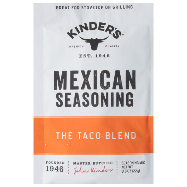 Spices & Seasonings Kinder's Seasoning Mix, Mexican, The Taco Blend hero