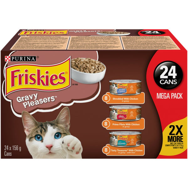 Cat Food & Care Purina Friskies Gravy Pleasers Variety Pack hero