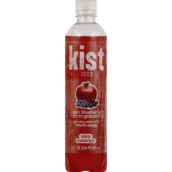 Water, Seltzer & Sparkling Water Kist Sparkling Water, Acai Blueberry Pomegranate hero