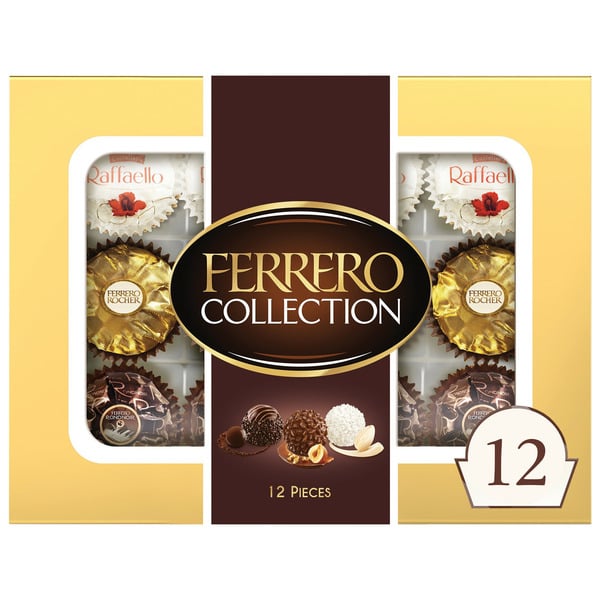 Candy, Chocolate & Gum Ferrero Collection Premium Gourmet Assorted Hazelnut Milk Chocolate, Dark Chocolate and Coconut hero