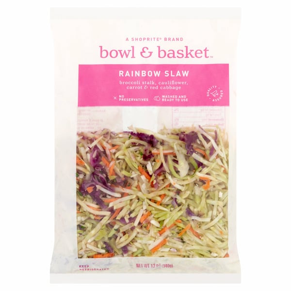 Prepared Soups & Salads Bowl & Basket Rainbow Slaw hero