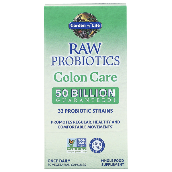 Probiotics & Digestion Garden of Life Digestive Health hero