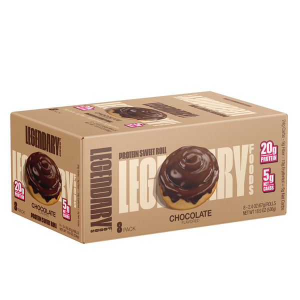 Legendary Foods Protein Sweet Roll, Chocolate hero