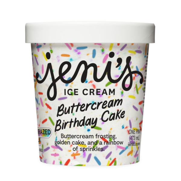 Ice Cream & Ice Jeni's Buttercream Birthday Cake hero