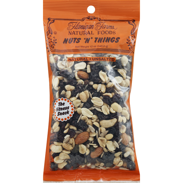 Nuts, Seeds & Dried Fruit Flanigan Farms Nuts 'N' Things, Unsalted hero