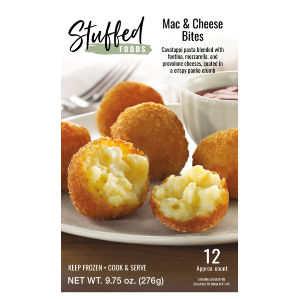 Frozen Meals Stuffed Foods Mac & Cheese Bites hero