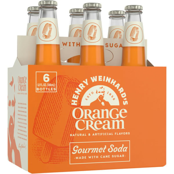 Soft Drinks Henry Weinhard's Soda Orange Cream Gourmet Soda hero