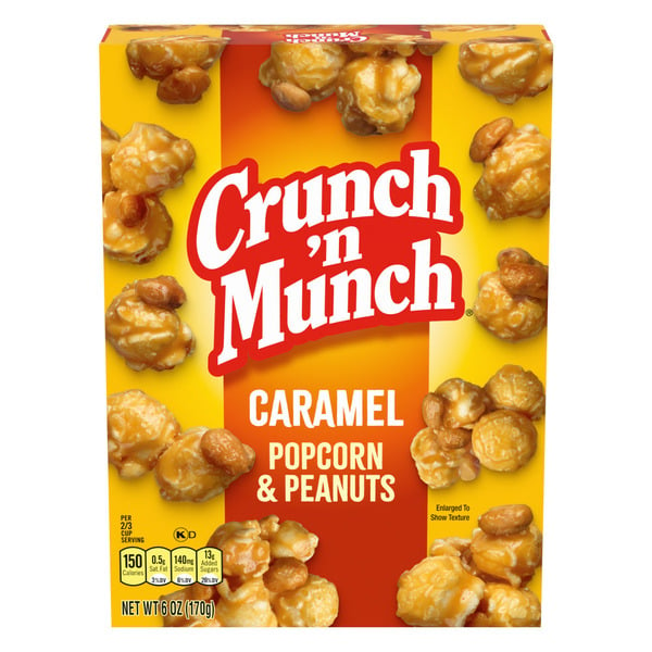 Snacks Crunch ‘n Munch Caramel Popcorn with Peanuts hero