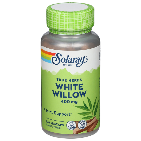 Supplement Combinations Solaray White Willow, True Herbs, 400 mg, Vegcaps hero