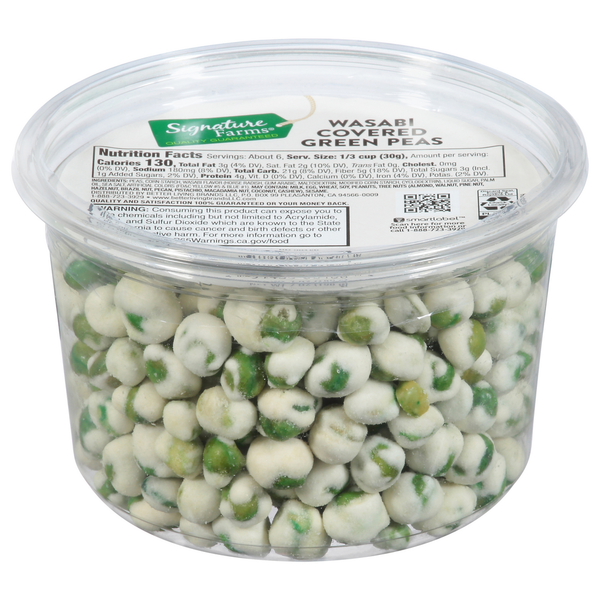 Grains, Rice & Dried Goods Signature Farms Green Peas, Wasabi Covered hero