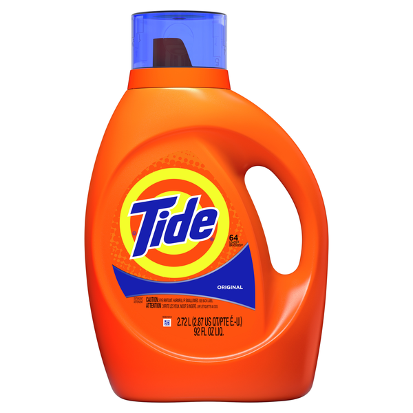 Laundry Tide Liquid Laundry Detergent, Original, 64 loads hero