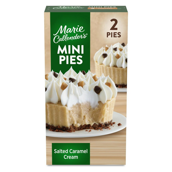 Frozen Dessert Marie Callender's Salted Caramel Cream Flavored Mini Pies Frozen Dessert hero