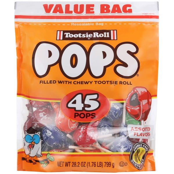 Tootsie Pops Assorted Flavor Lollipops Bag hero