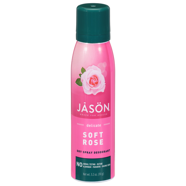 Deodorant JĀSÖN Deodorant, Dry Spray, Soft Rose, Delicate hero