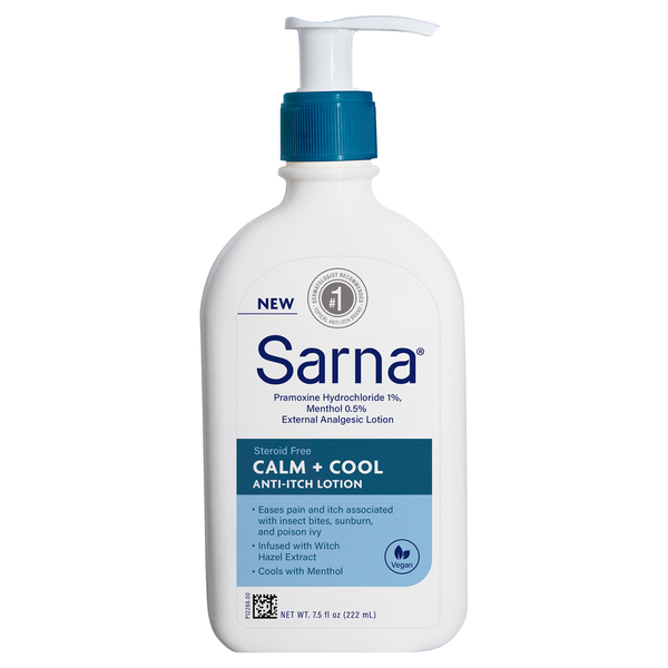 First Aid Sarna Lotion, Anti-Itch, Calm + Cool, Steroid Free hero