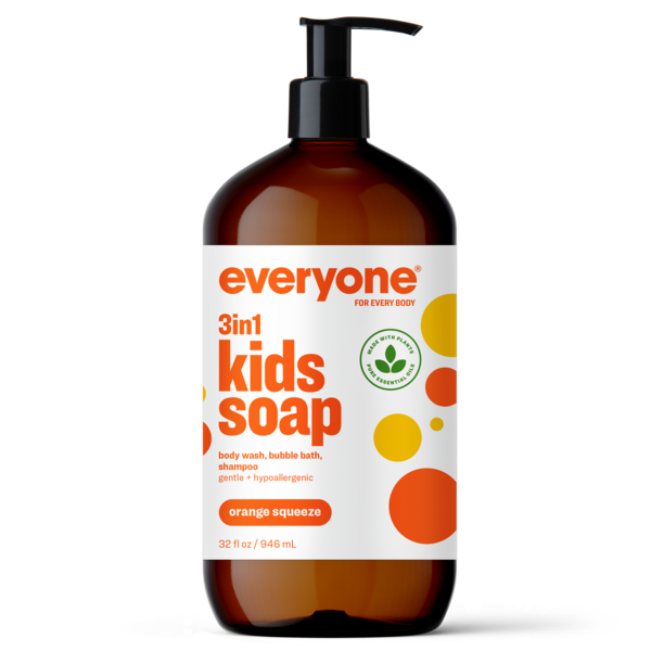 Body Lotions & Soap Everyone 3 in 1 Kid's Soap. Orange Squeeze hero