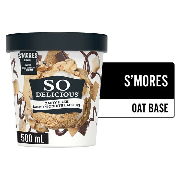 Frozen Dessert So Delicious Dairy Free Oat-Based Frozen Dessert, S'Mores hero