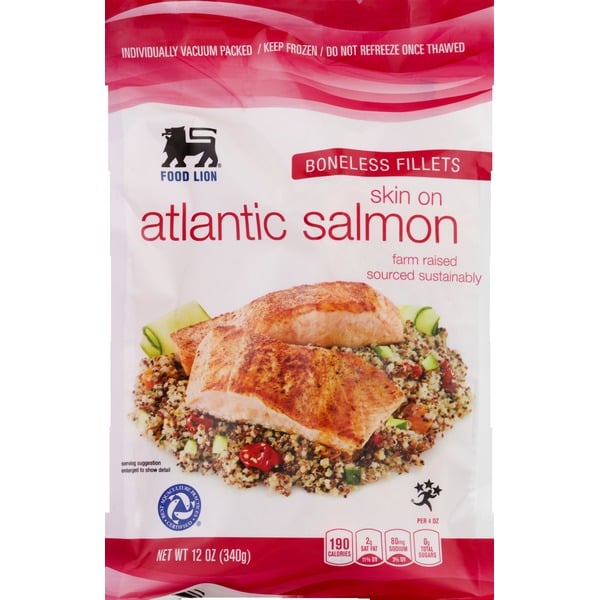 Frozen Fish Food Lion Atlantic Salmon hero