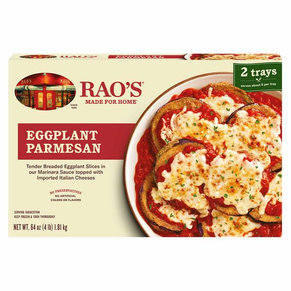 Prepared Meals Rao's Eggplant  Rao's Eggplant Parmesan, 2 x 32 oz. hero