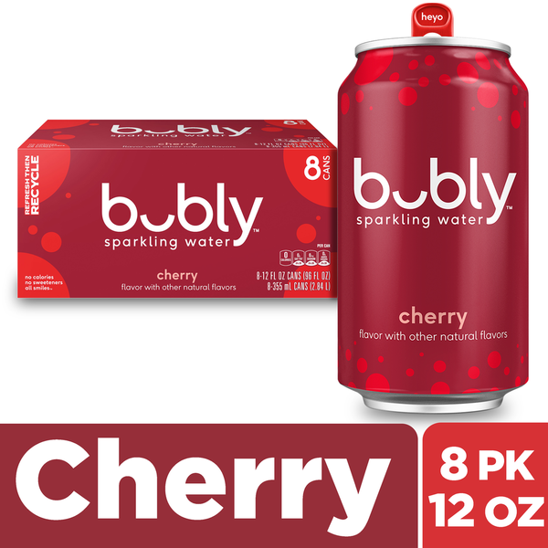 Water, Seltzer & Sparkling Water bubly Sparkling Water, Cherry - Pack hero