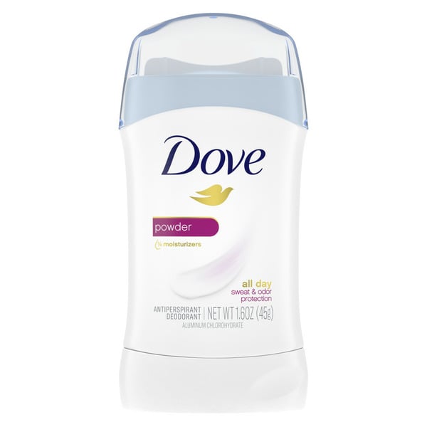 Deodorant Dove Antiperspirant Deodorant Stick Powder, hero