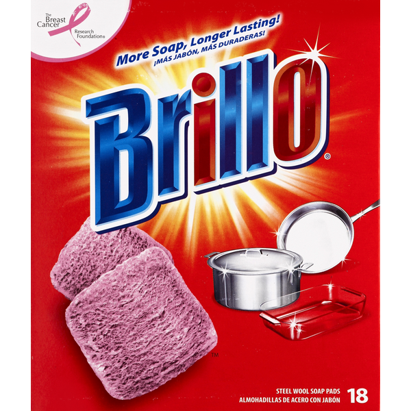 Cleaning Products and Supplies Brillo Soap Pads, Steel Wool hero