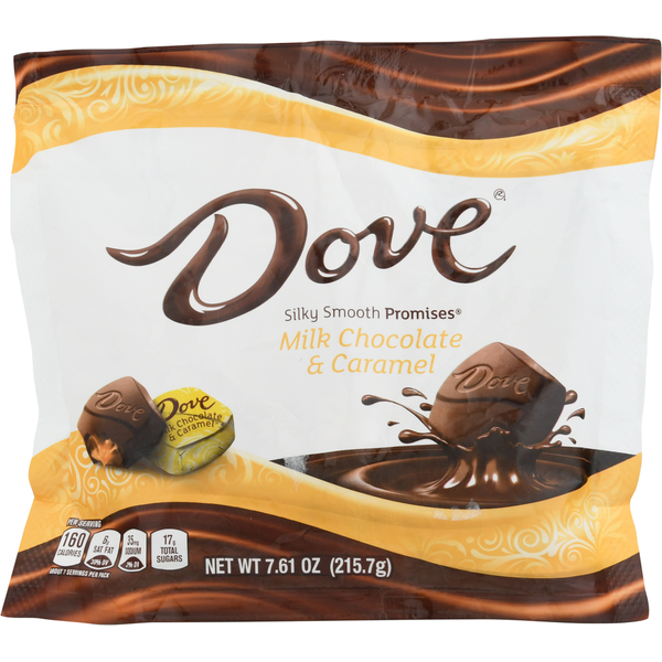 Candy & Chocolate Dove PROMISES Milk Chocolate Caramel Candy Individually Wrapped hero