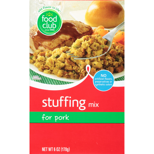 Meat Counter Food Club Stuffing Mix for Pork hero