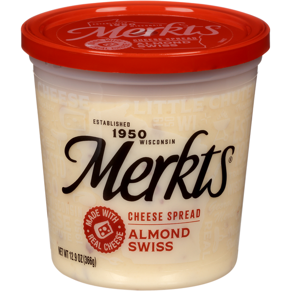 Specialty Cheeses Merkts Almond Swiss Cheese Spread hero