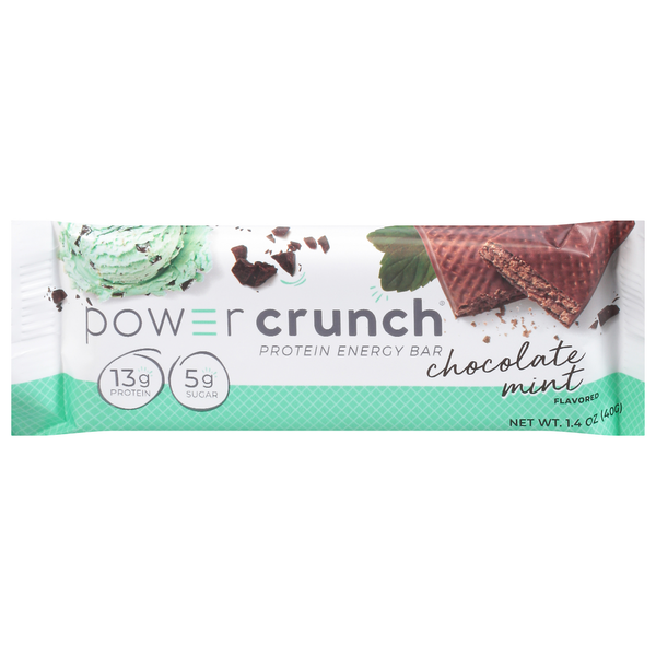 Energy & Granola Bars Power Crunch Protein Energy Bar, Chocolate Mint Flavored hero