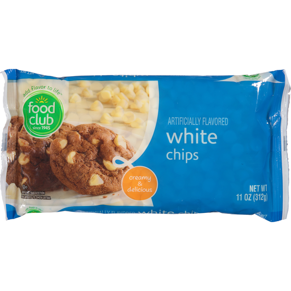 Baking Ingredients Food Club Chips, White hero