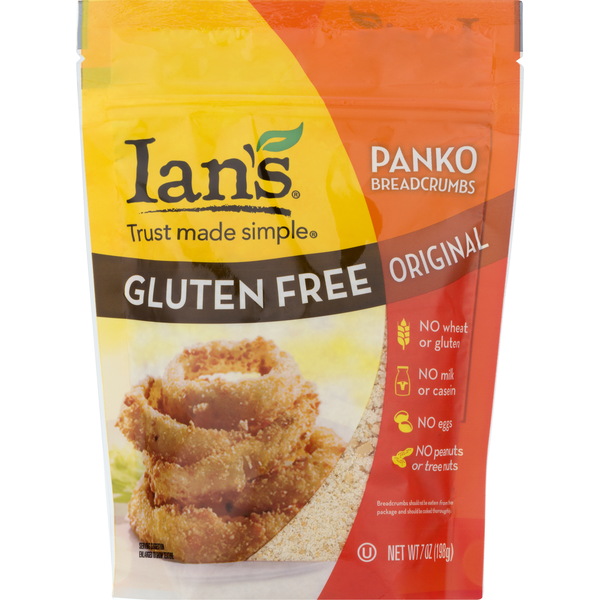 Marinades & Meat Preparation Ian's Foods Breadcrumbs, Gluten Free, Original, Panko hero