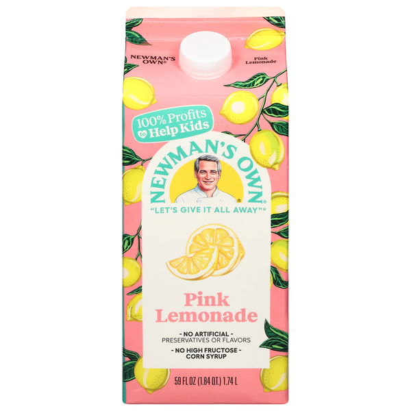 Juice & Nectars Newman's Own Pink Lemonade hero