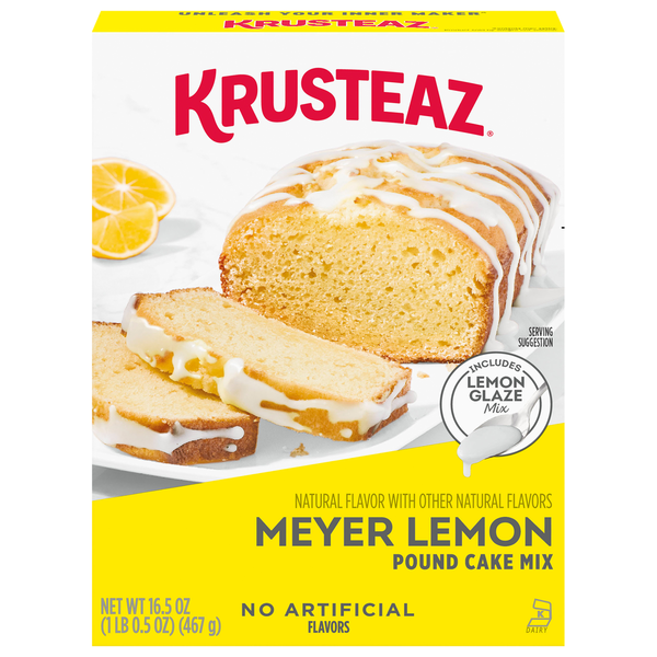 Baking Supplies & Decor Krusteaz Meyer Lemon Pound Cake Mix hero