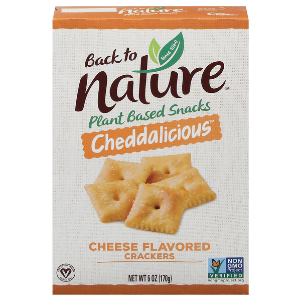 Crackers Back to Nature Crackers, Cheese Flavored hero