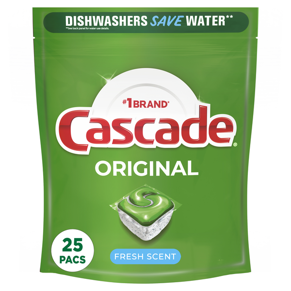 Dish Detergents Cascade Dishwasher Detergent Pods, Fresh hero