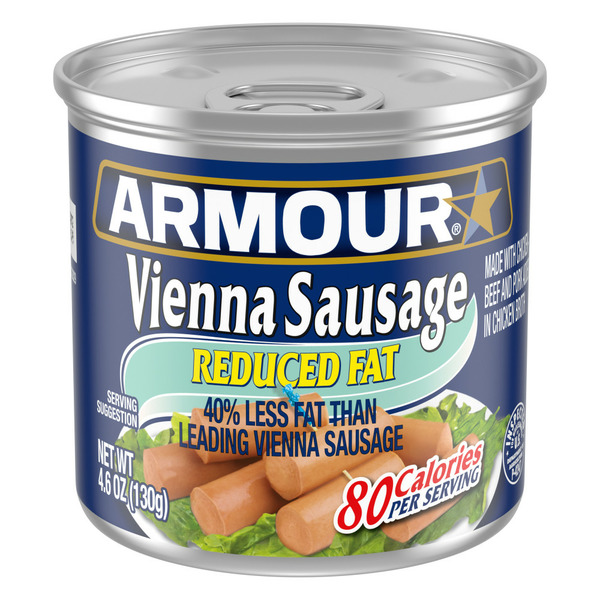 Canned Meat & Seafood Armour Star Reduced Fat Vienna Sausage Canned Sausage hero