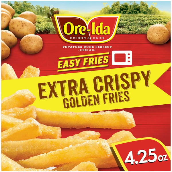 Frozen Appetizers & Sides Ore-Ida Ready in 5 Extra Crispy Golden French Fries Fried Potatoes hero