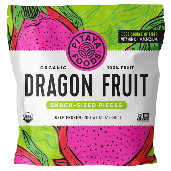 Frozen Meals Pitaya Foods Organic Dragon Fruit Snack-Sized Pieces hero