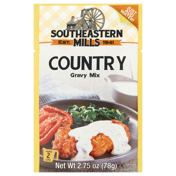 Marinades & Meat Preparation Southeastern Mills Gravy Mix, Country hero