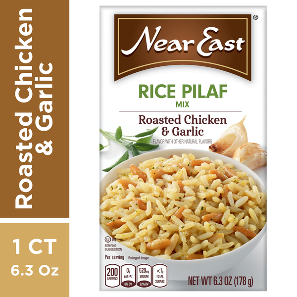 Instant Foods Near East Rice Pilaf Mix, Roasted Chicken & Garlic hero